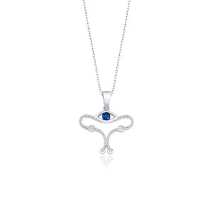 Silver uterus necklace - lykia jewelry